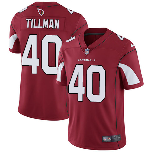 Nike Cardinals #40 Pat Tillman Red Team Color Men's Stitched NFL Vapor Untouchable Limited Jersey - Click Image to Close